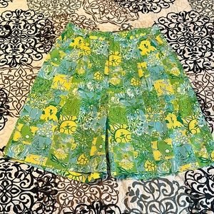 Lilly Pulitzer Crazy Quilt Bermuda Shorts
